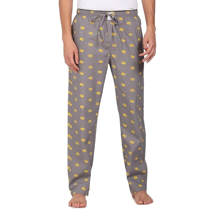 U.S. POLO ASSN. Mens Printed Cotton Mid Rise Casual Style Regular Fit Lounge Pants