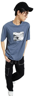 Max Men Cotton URB_N Regular Fit Graphic Printed T-Shirt