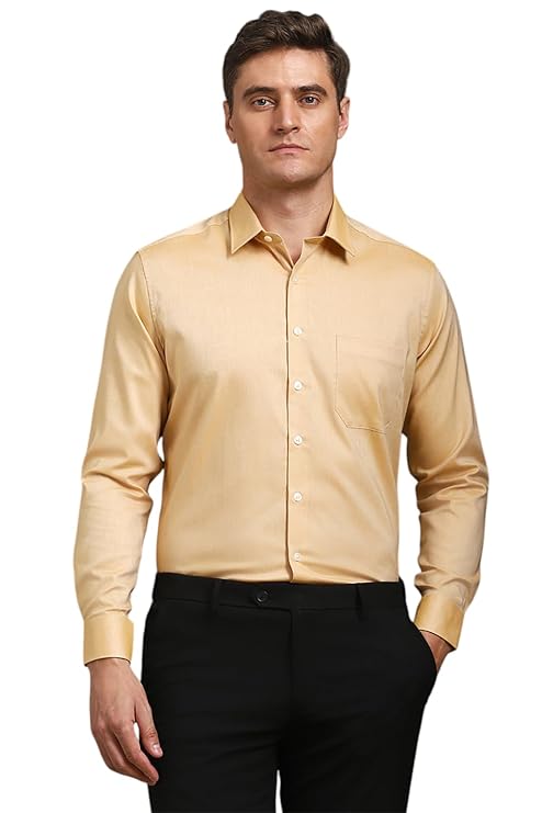Louis Philippe Men's Solid Slim Fit Shirt
