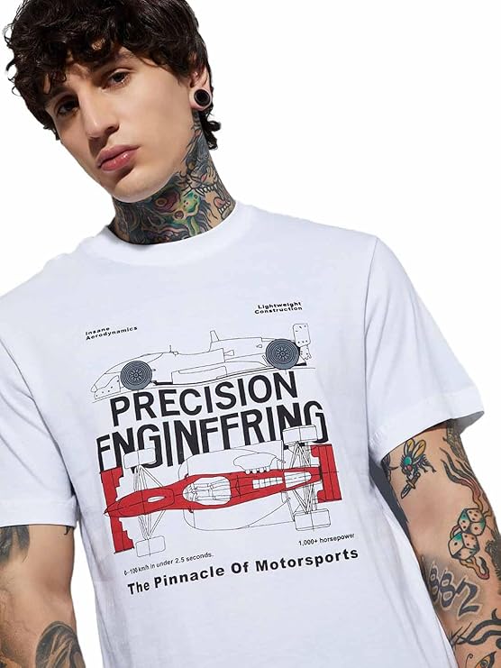 Max Men's Regular Fit T-Shirt (CABC25S0801LT_White)