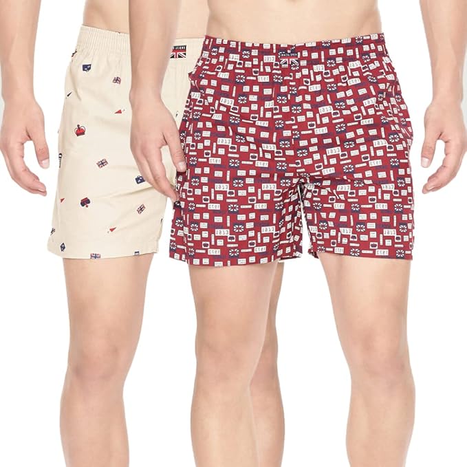 Pepe Jeans Men's Cotton Classic Regular Solid Boxer Shorts