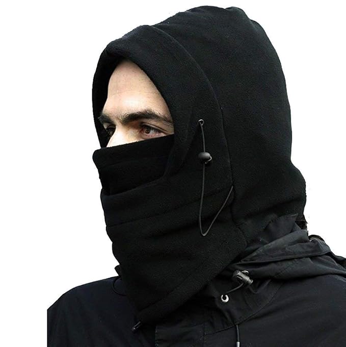 Gajraj Unisex Fleece Winter Cap And Face Mask