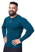 FUAARK Men's Full Sleeve Compression T-Shirt - Athletic Base Layer for Fitness, Cycling, Training, Workout, Tactical Sports Wear