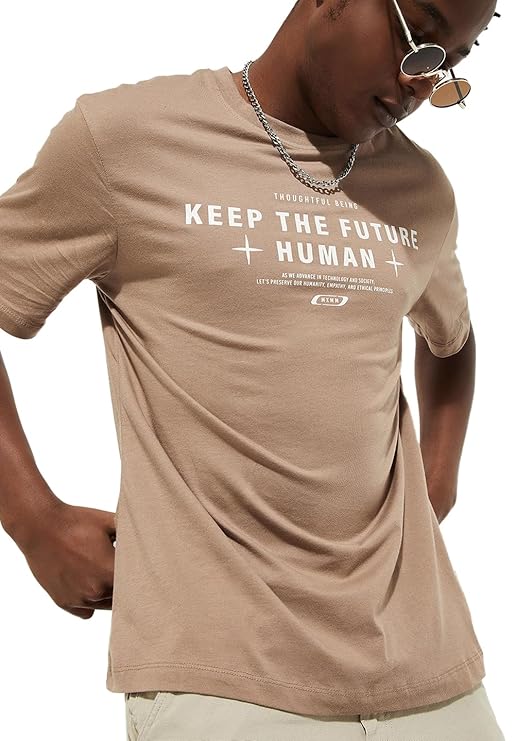 Max Men's Cotton Regular Fit URB_N Graphic Printed T-Shirt