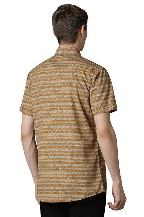 Louis Philippe Men's Cotton Slim Fit Shirt