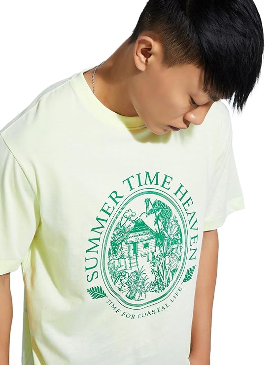 Max Men's Letter Print Regular Fit T-Shirt