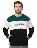 Amazon Brand - Symbol Men Cotton Rich Light Weight Crew Neck Sweatshirt