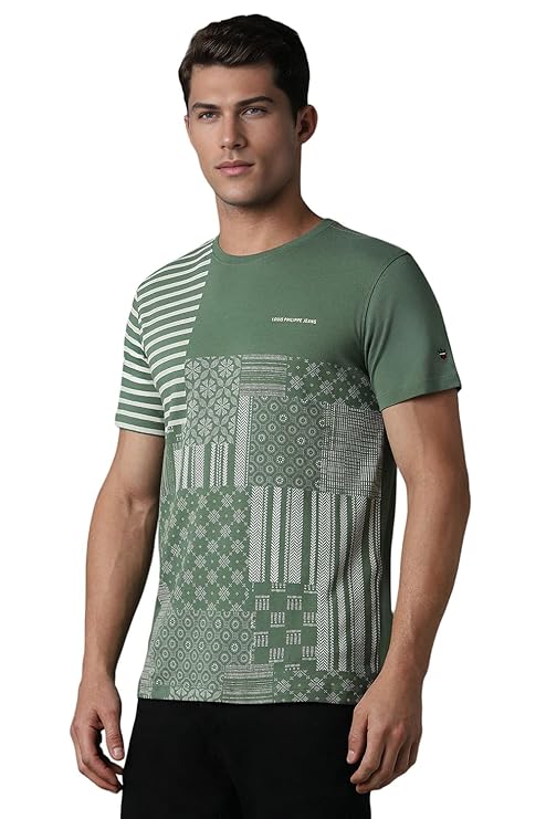 Louis Philippe Men's Slim Fit T-Shirt