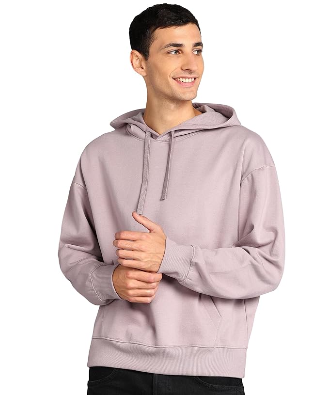 Alan Jones Clothing Men's Cotton Oversize Hooded Hoodie