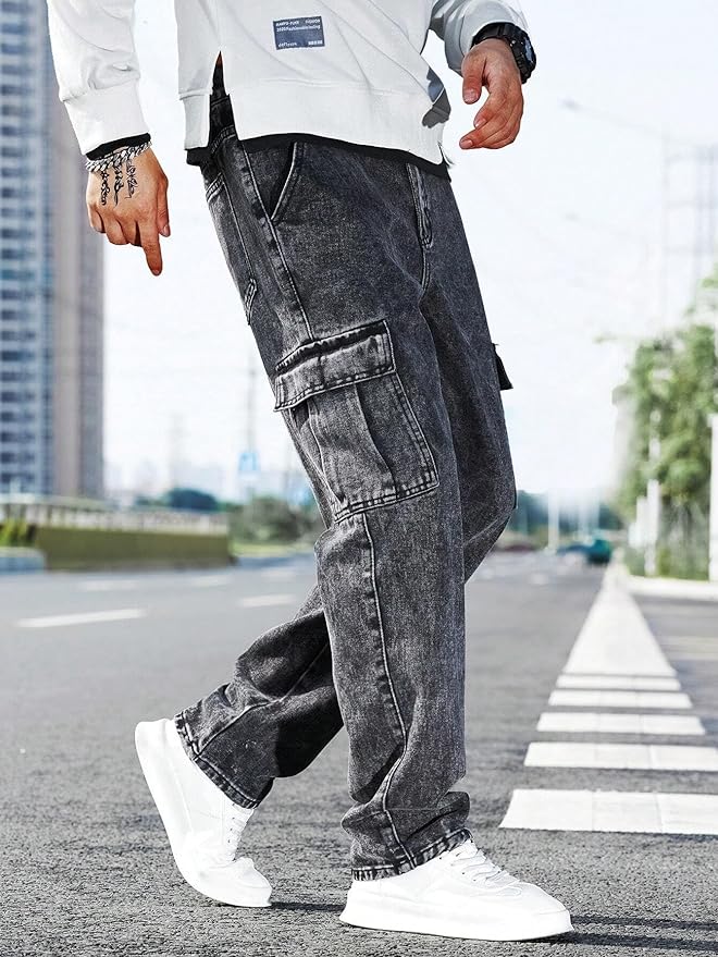 Men Jeans || Jeans for Men || Cargo Jeans (Q-04-05)