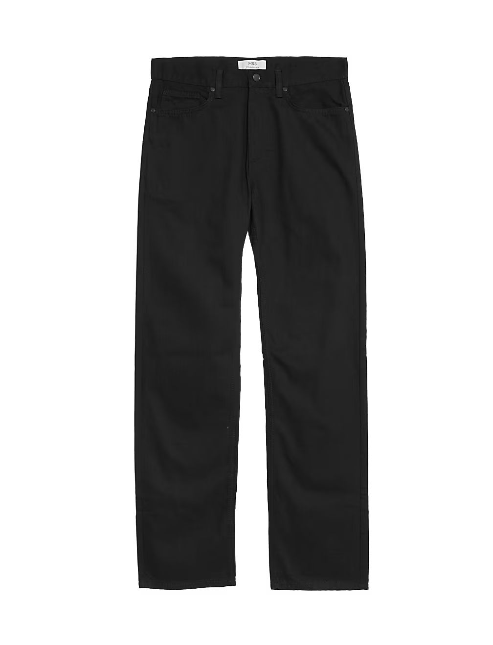 Pure Cotton Straight Fit Jeans