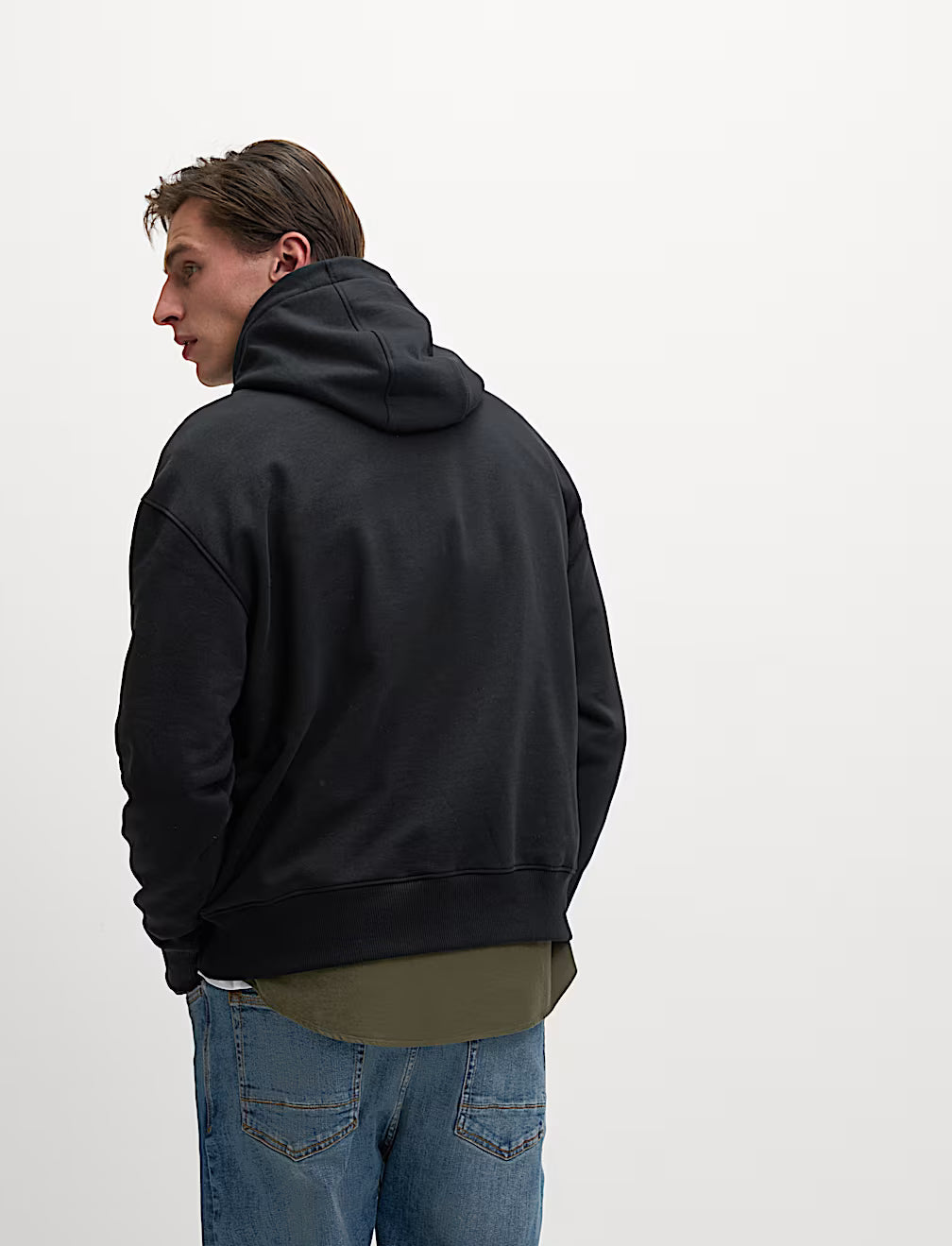 Oversized Cotton Rich Hoodie