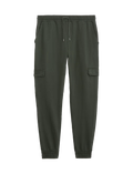 Cotton Rich Textured Cargo Joggers