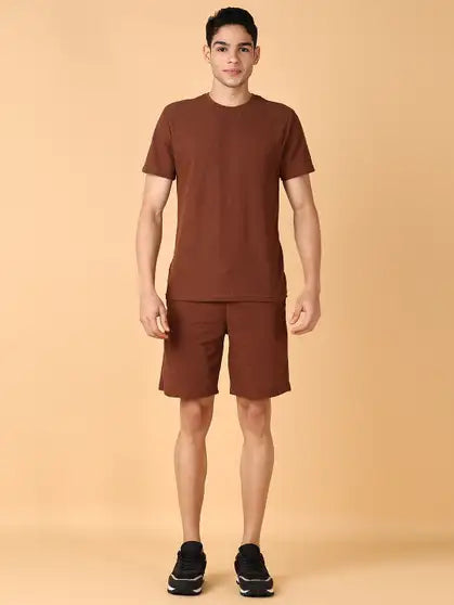 V-MART Tshirt Regular Shorts Co-ords Set