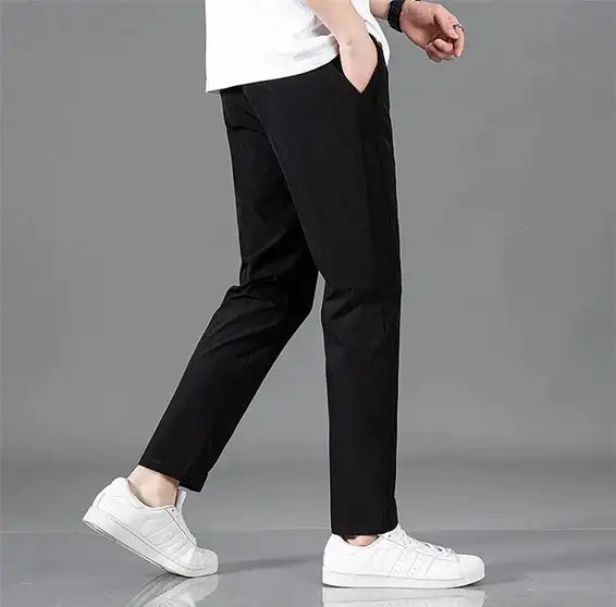 Men Black, Grey Track Pants