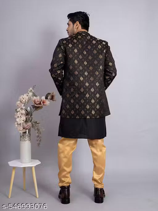 Mens Jaket Kurat & Pajama Set