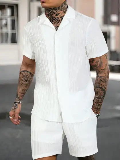 MAA UMA Shirt Regular Shorts Co-ords Set